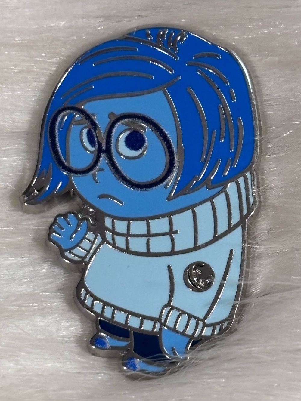 2025 WDW Disney World Blue Color Story Inside Out Sadness Hidden Mickey Pin
